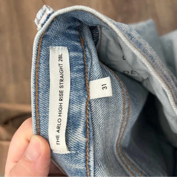 Aritzia Light Blue Straight Leg Pants - Picture 6 of 6